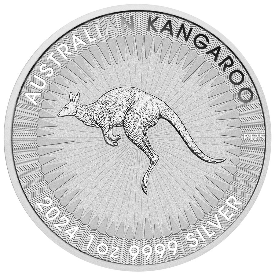 2024 1oz Australian Silver Kangaroo - Reverse