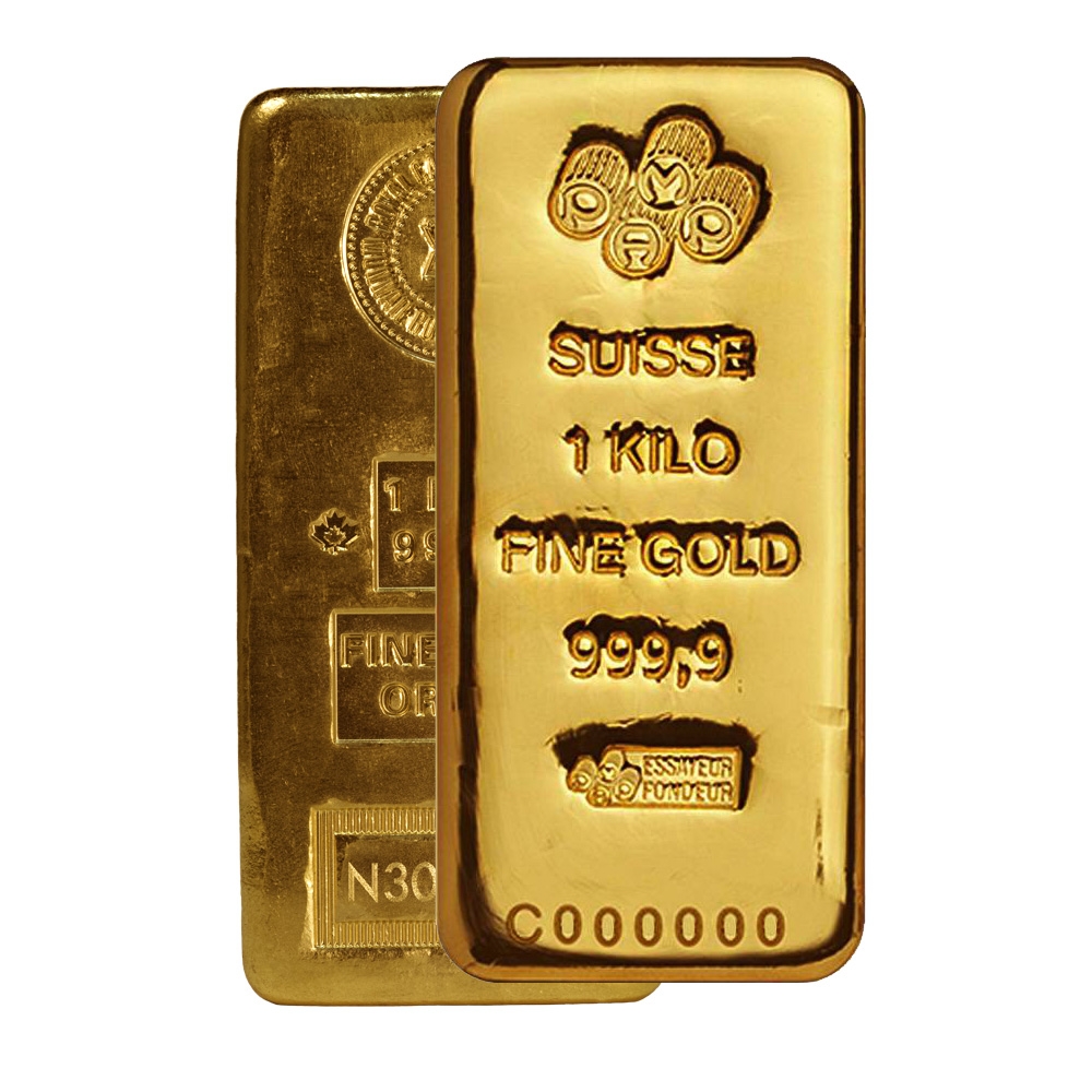 1 Kilo Gold Bars (Various Mints)