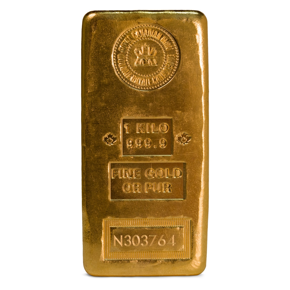 1 Kilo Gold Bar by Royal Canadian Mint