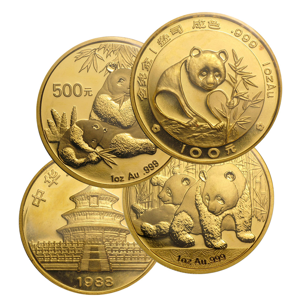 1 oz Chinse Panda Gold Coin (Varied Condition)