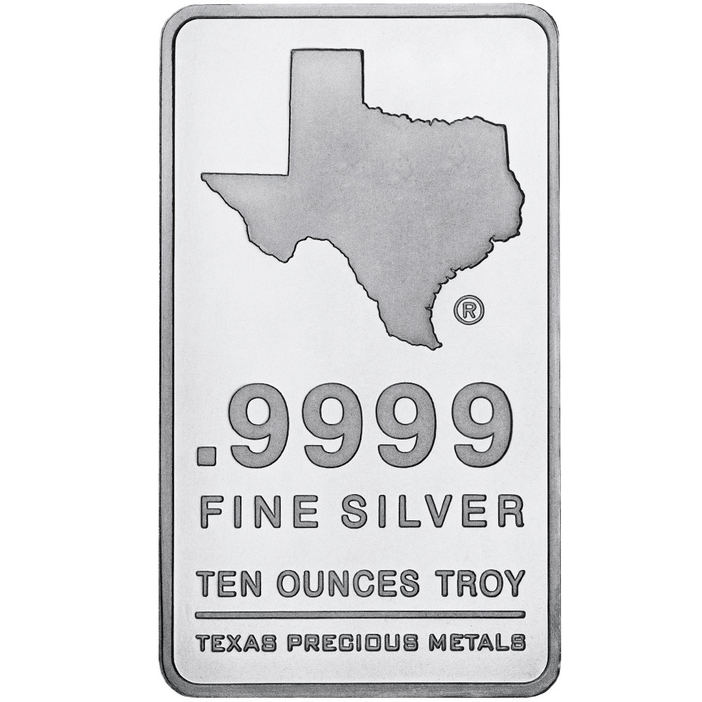 Buy 10 oz Texas Silver Bar