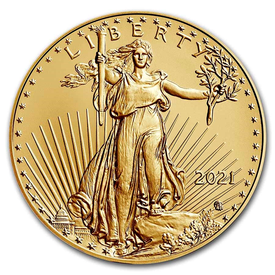 2021 American Gold Eagle Coin (Type 2)