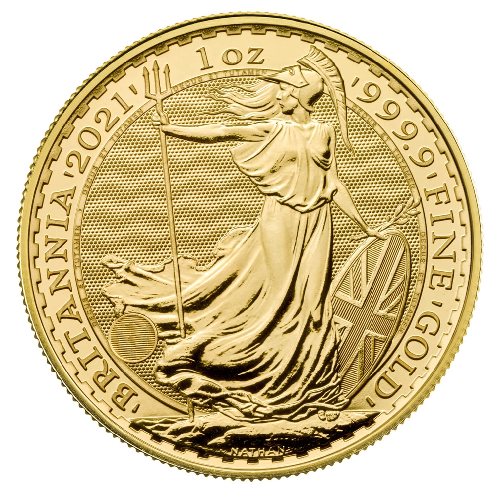 2021 Royal Mint Gold Britannia - Reverse