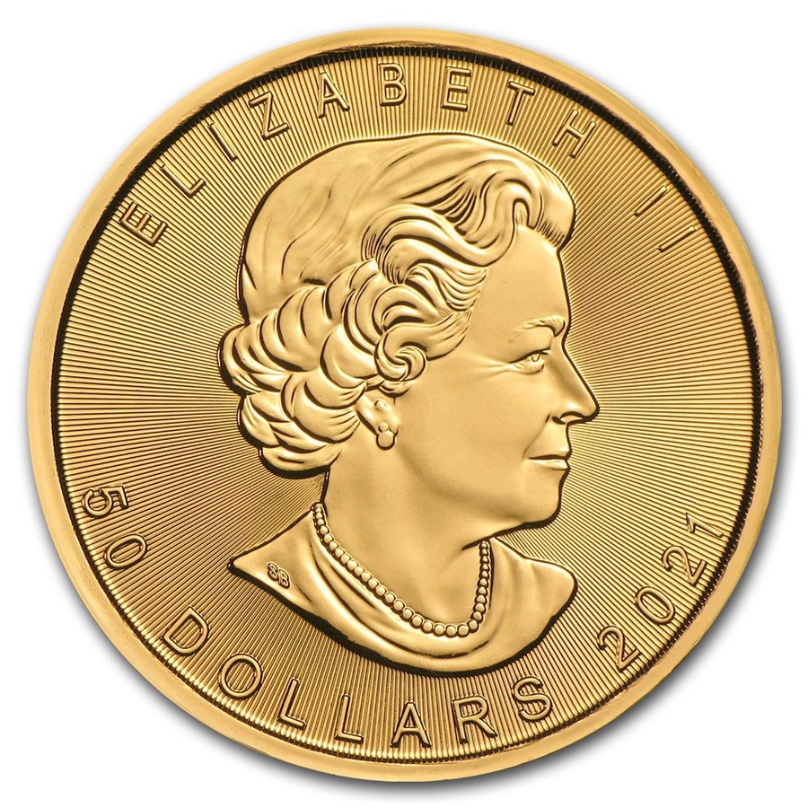 Buy 2021 Canadian Maple Leaf Gold Coin