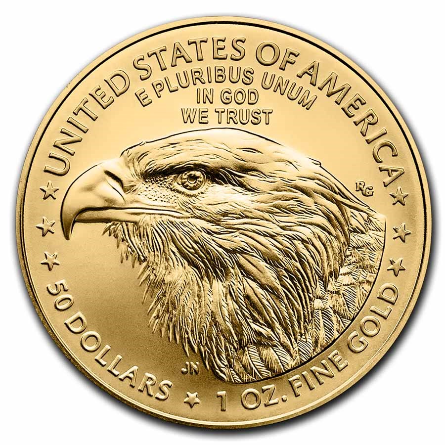 2022 American Gold Eagle Coin - Obverse
