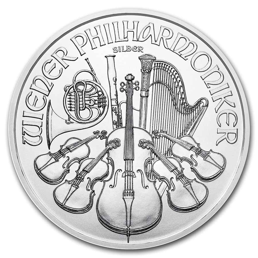 Buy 2022 Austrian Silver Philharmonic Coin - Reverse