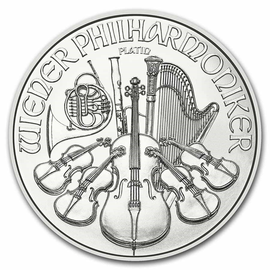 2023 Austrian Platinum Philharmonic Coin - Obverse