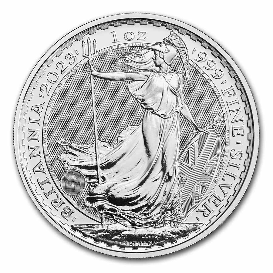 2023 Royal Mint Silver Britannias - Reverse