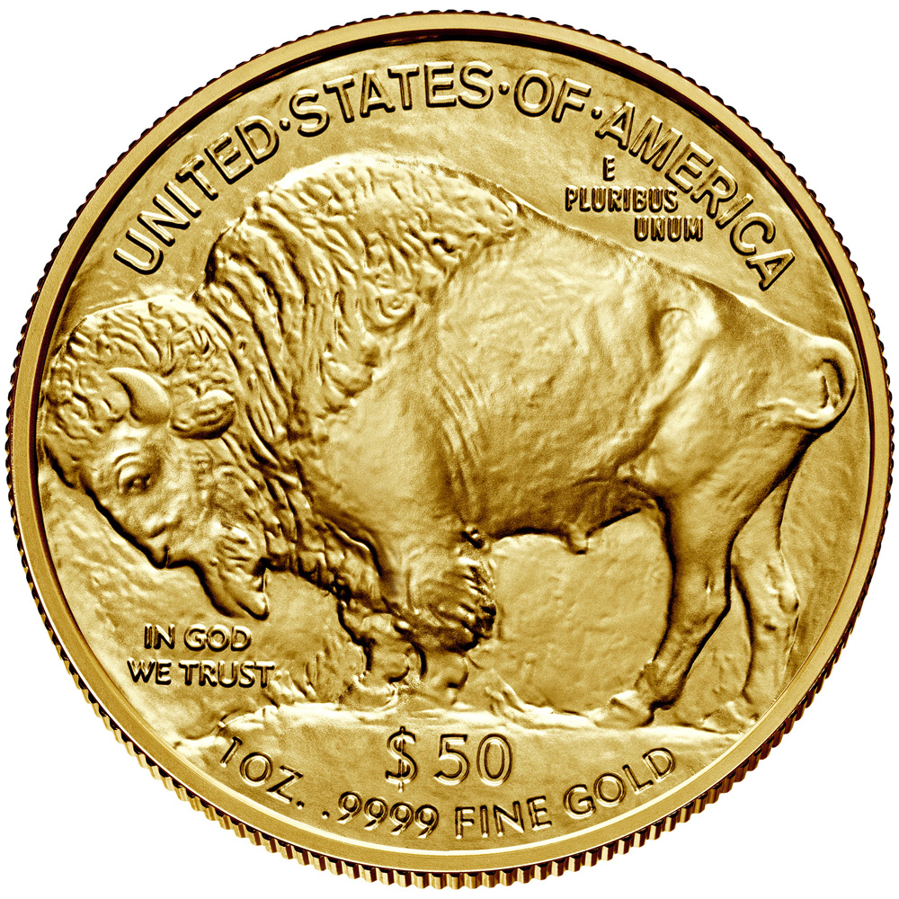 2023 American Gold Buffalo 1 oz Coin - Reverse