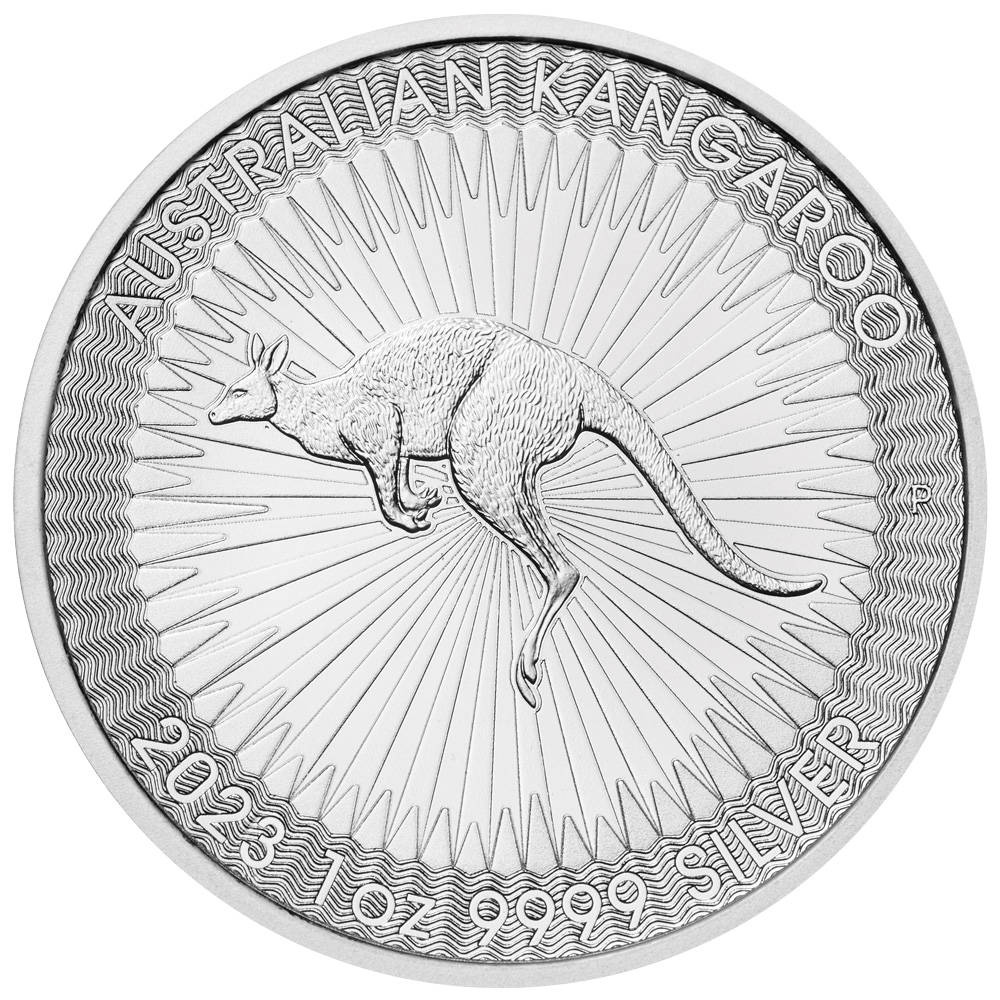 2023 Perth Mint Silver Kangaroo Coin - Reverse