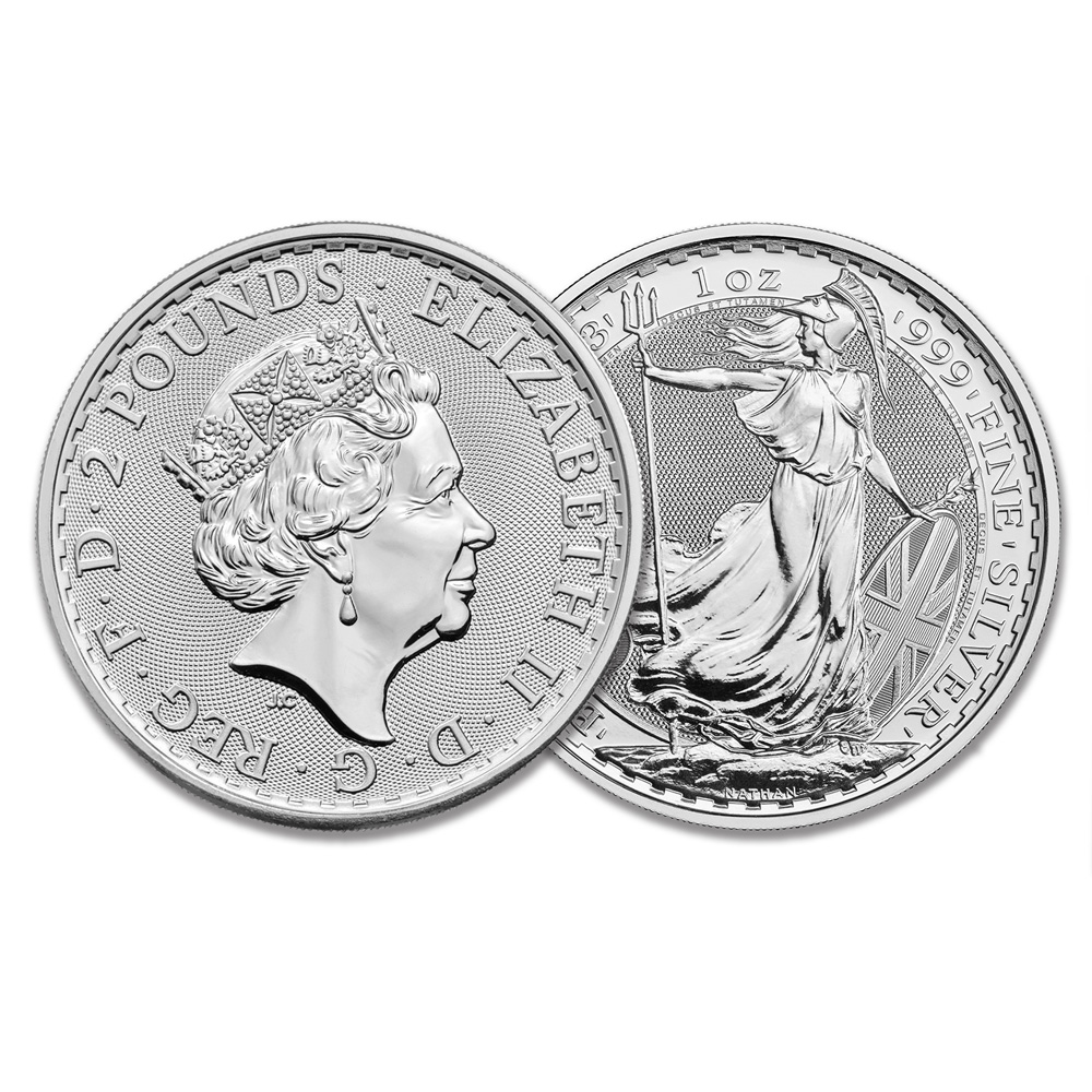 2023 Royal Mint Silver Britannias - Queen Elizabeth II
