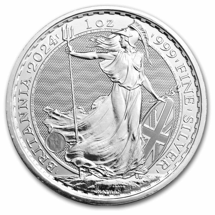 2024 Royal Mint Silver Britannia - Obverse