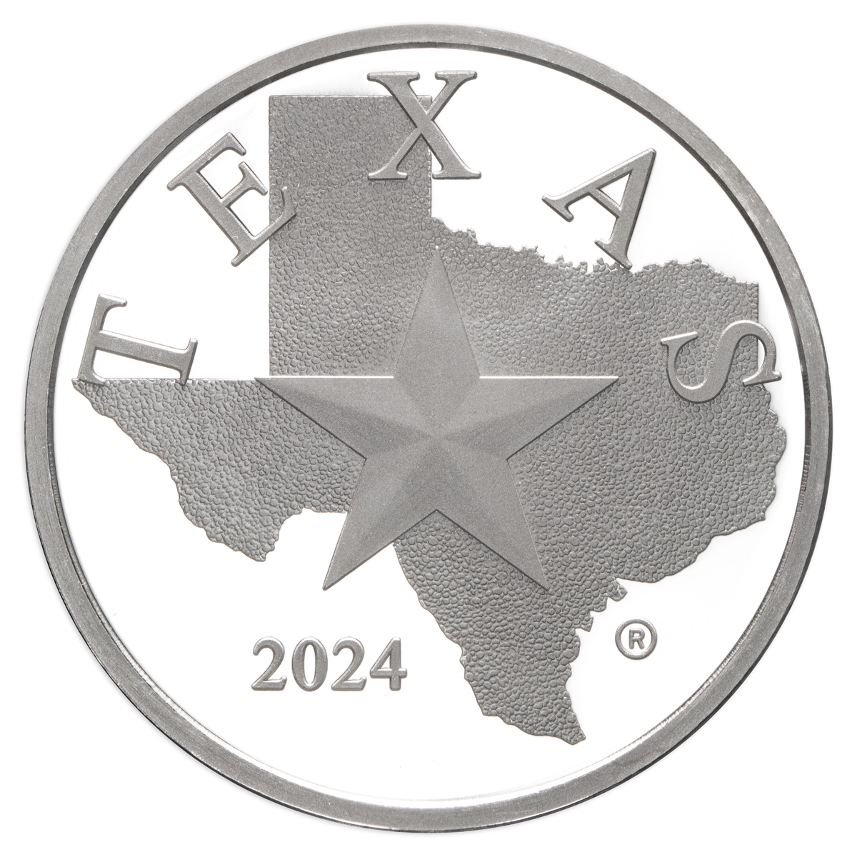 2024 Texas Silver Round - Reverse