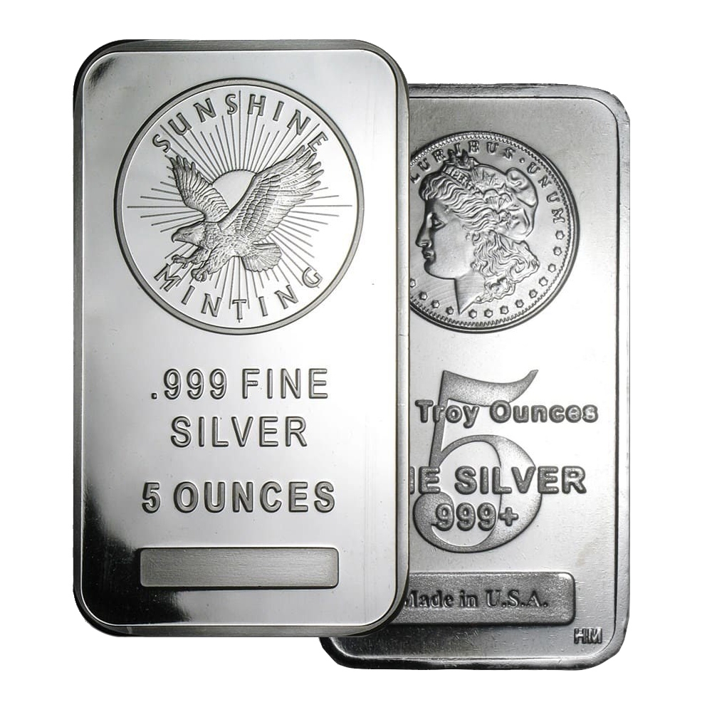 5 oz Silver Bar (any mint)