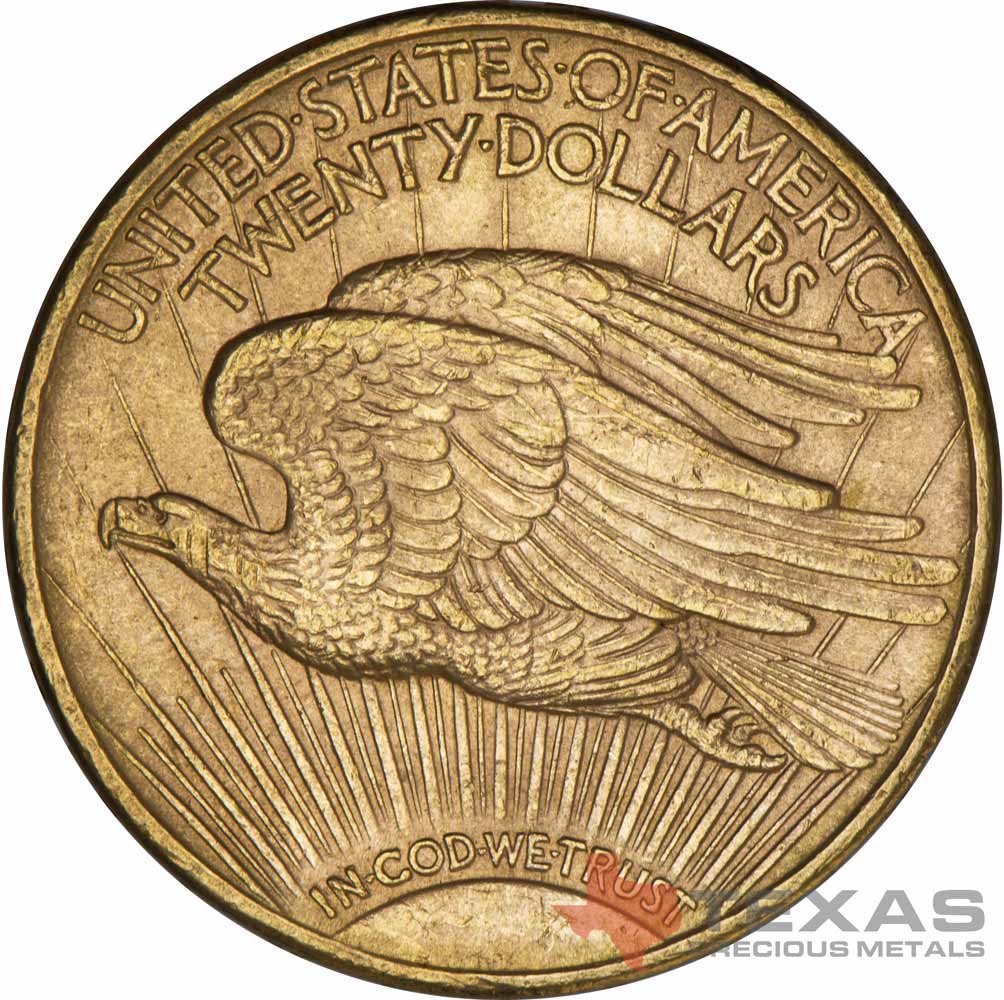 Buy $20 Saint-Gaudens Gold Double Eagle - AU (Dates Our Choice)