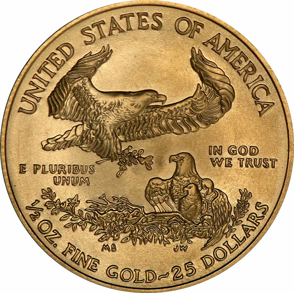 Buy 1/2 oz American Gold Eagle Coin (Any Year)