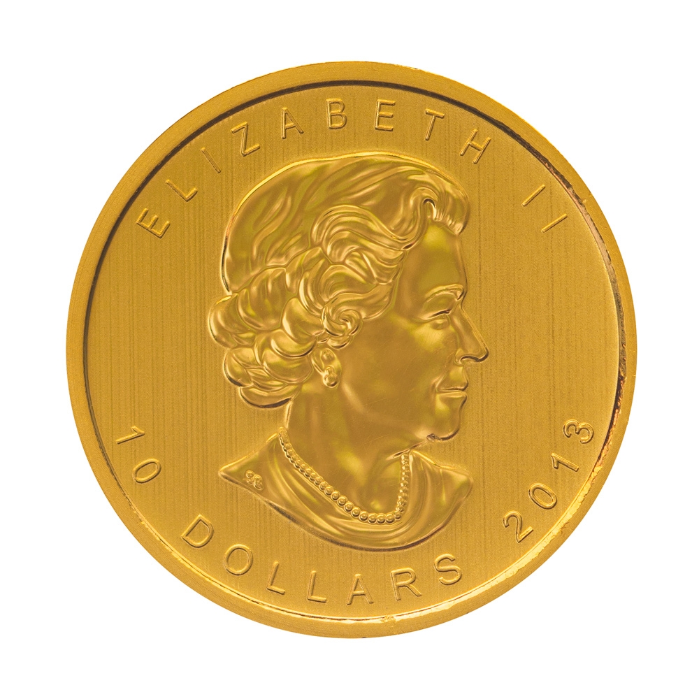 1/4 oz Canadian Maple Leaf Gold Coin