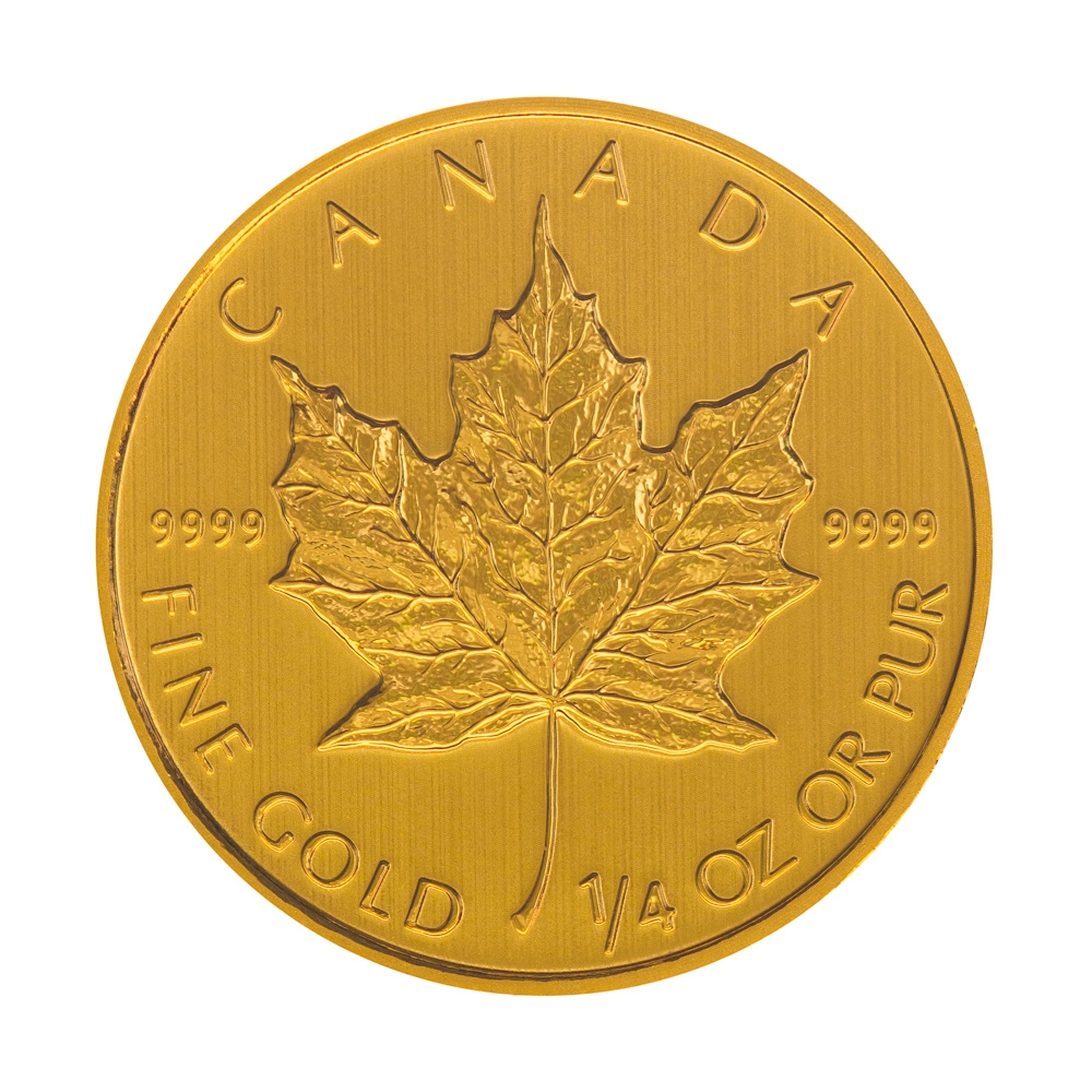 1/4 oz Canadian Maple Leaf Gold Coin