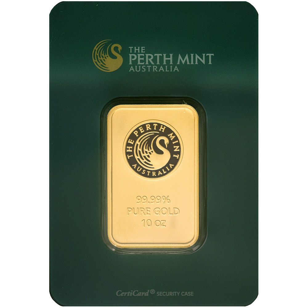Buy 10 oz Perth Mint Gold Bars