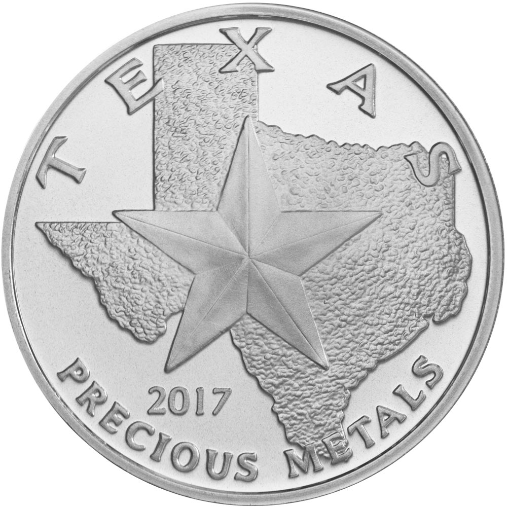 Buy 2017 Texas Silver Round
