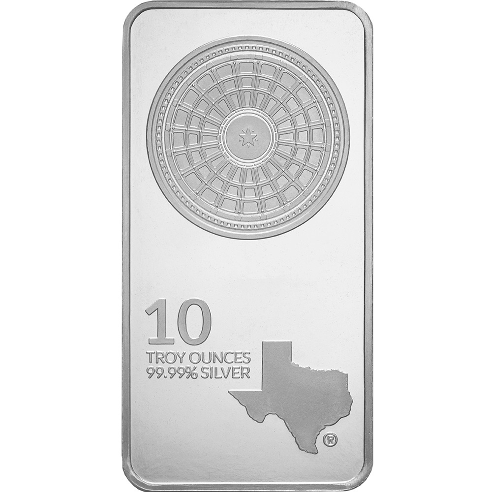10 oz Texas Silver Bar