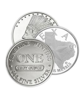 1 oz Silver Round (Varied Condition - Mint of Our Choice)
