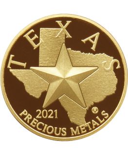 Buy 2021 Texas Gold Round - Obverse