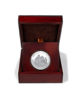 2022 Texas Silver Round in Texas Themed Wooden Display Box