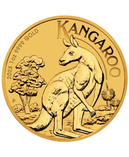 2023 Australian 1oz Gold Kangaroo Coin - Reverse