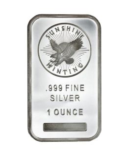 Buy 1 oz Sunshine Mint Silver Bars