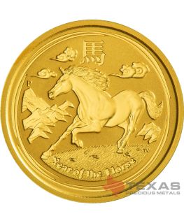 Buy 2014 Year of the Horse - Lunar Series II - 1/10 oz Gold