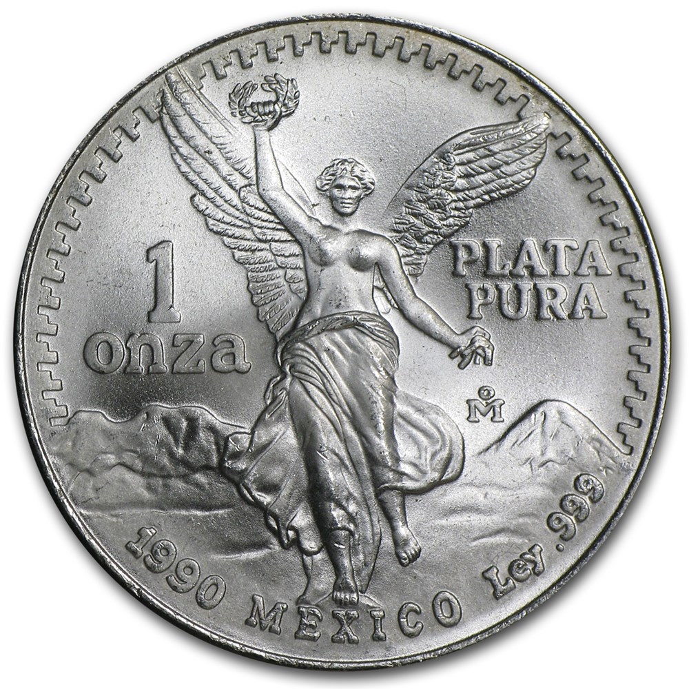 Mexican 1 oz Silver Libertad Coin (Random Year)