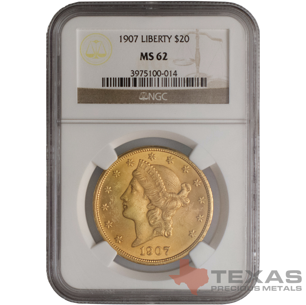 Buy $20 Liberty Gold Double Eagle - MS-62 PCGS/NGC (Dates Our Choice)