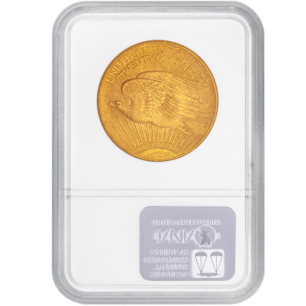 Buy $20 Saint-Gaudens Gold Double Eagle - MS-64 PCGS/NGC (Dates Our Choice)