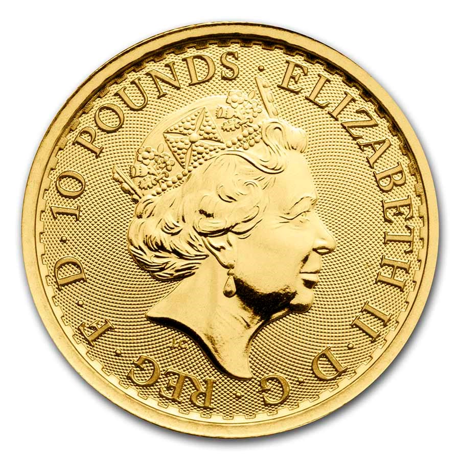 1/10 oz Royal Mint Gold Britannias (Any Year)