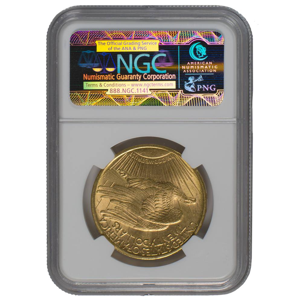 Buy $20 Saint-Gaudens Gold Double Eagle - MS-63 PCGS/NGC (Dates Our Choice)