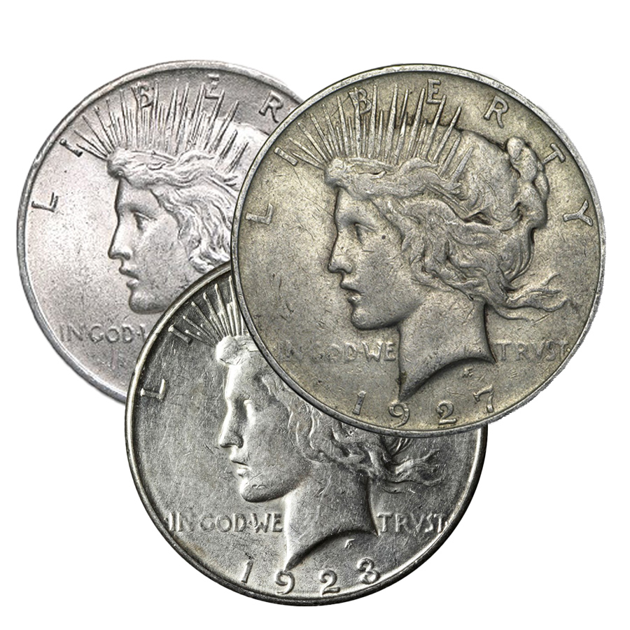 Varied Condition Peace Dollar