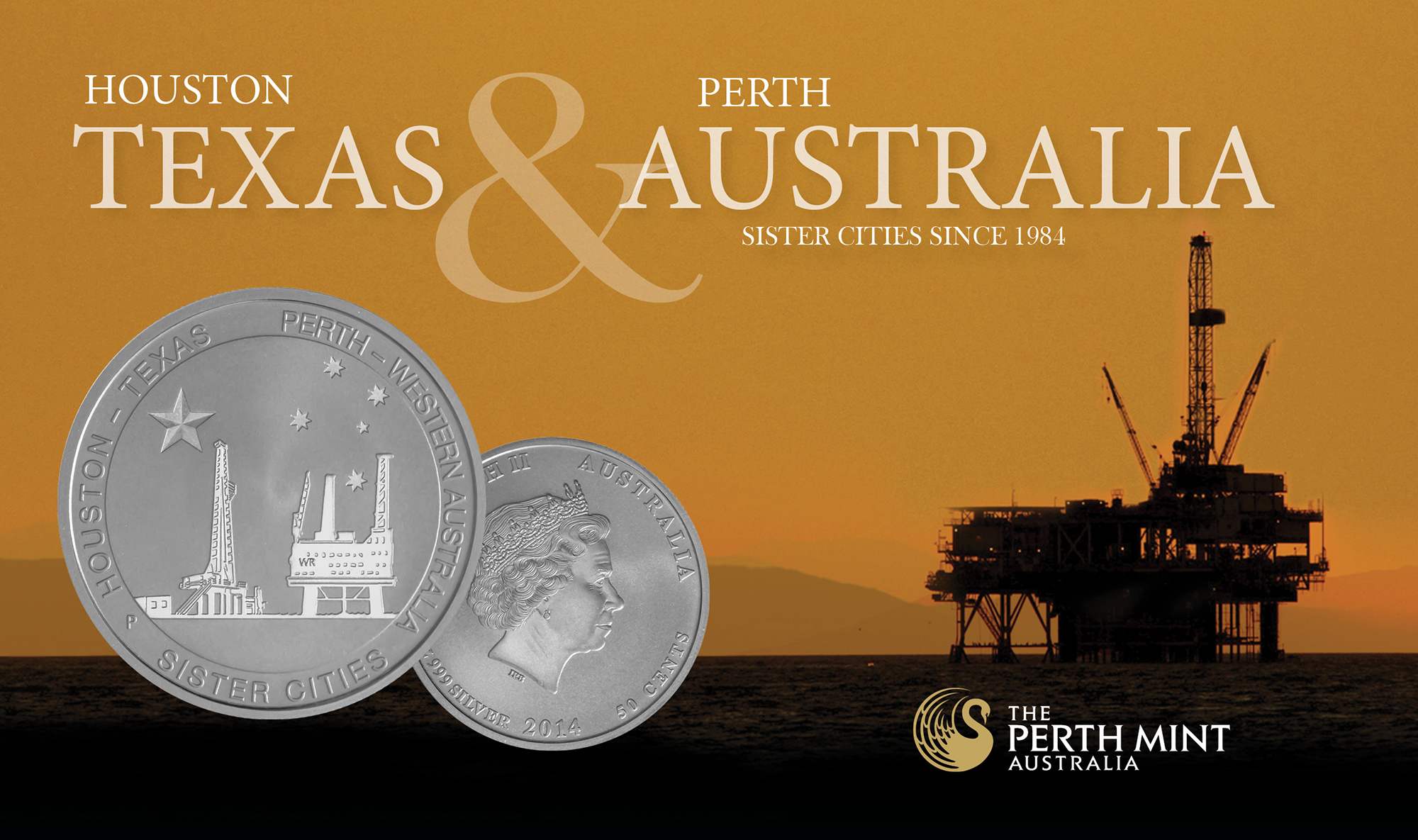 Texas Precious Metals and The Perth Mint, Australia Partner on Energy-themed, Limited Edition ½ oz Silver Coin