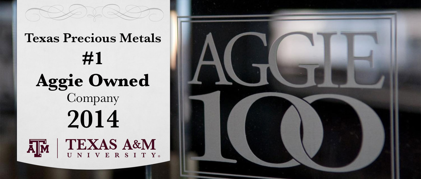 Texas Precious Metals Ranked #1 at 10th Annual Aggie 100