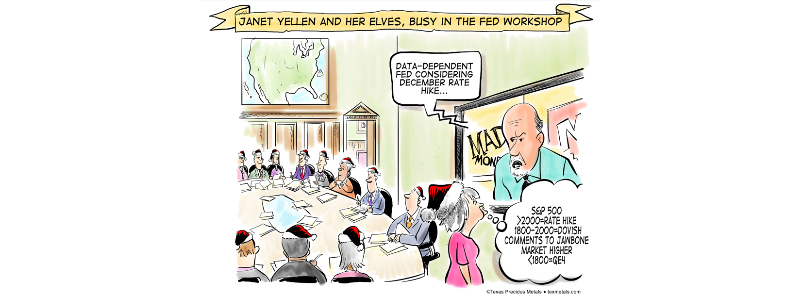 Janet Yellen Busy in the Fed Workshop (Humor)