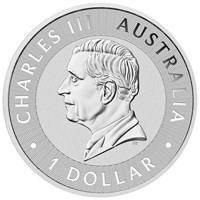 Obverse of 2024 Perth Mint Silver Kangaroo