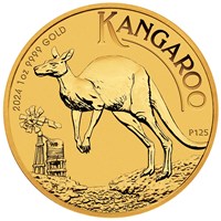 Reverse of 2024 Australian Gold Kangaroo