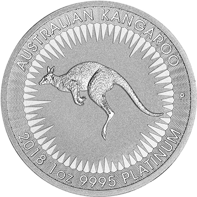 Buy 2018 Australian Platinum Kangaroo Reverse