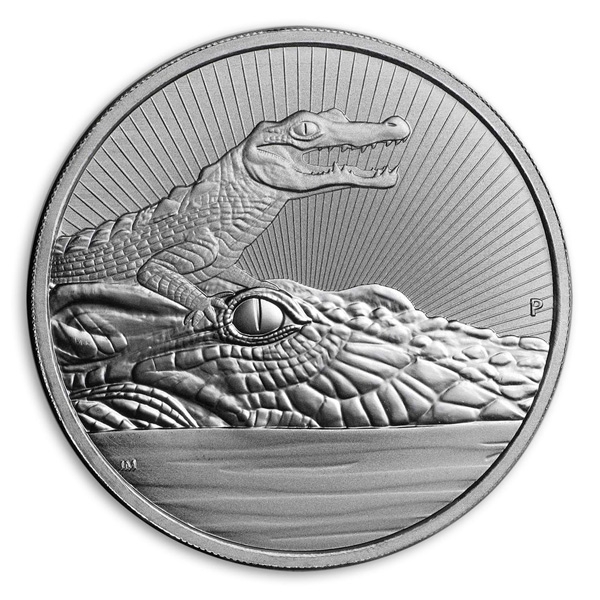Perth Mint Crocodile Mother and Baby 2 oz coin