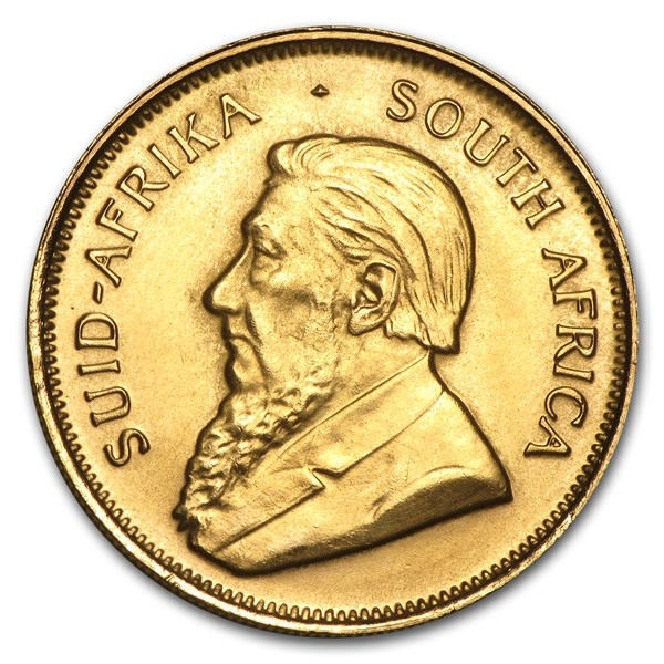 Reverse of South African Gold Krugerrand 1/2 oz