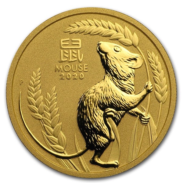 2020 Australian Gold Lunar Mouse