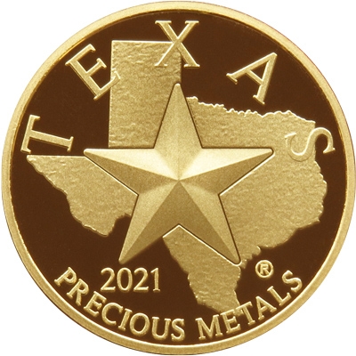 Buy 2021 Texas Gold Round *Box of 10*