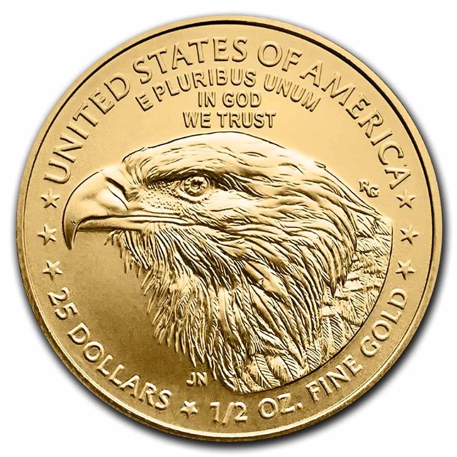 Reverse of 1/2 oz 2022 American Gold Eagle