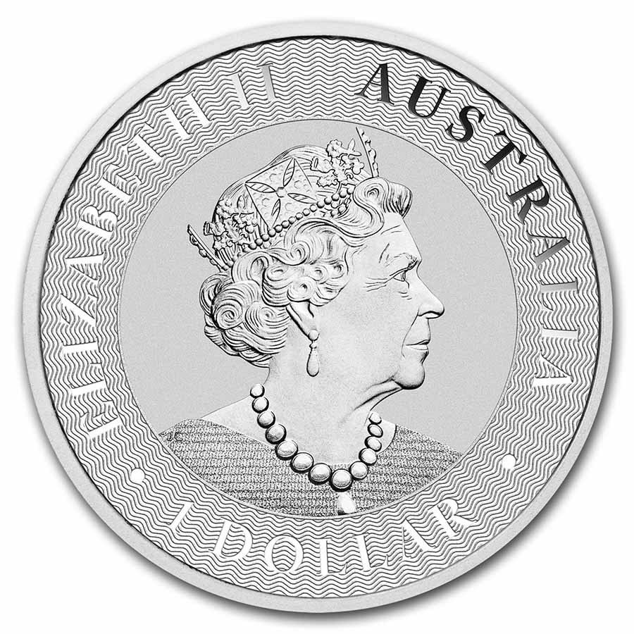 Obverse of 2022 Perth Mint Silver Kangaroo