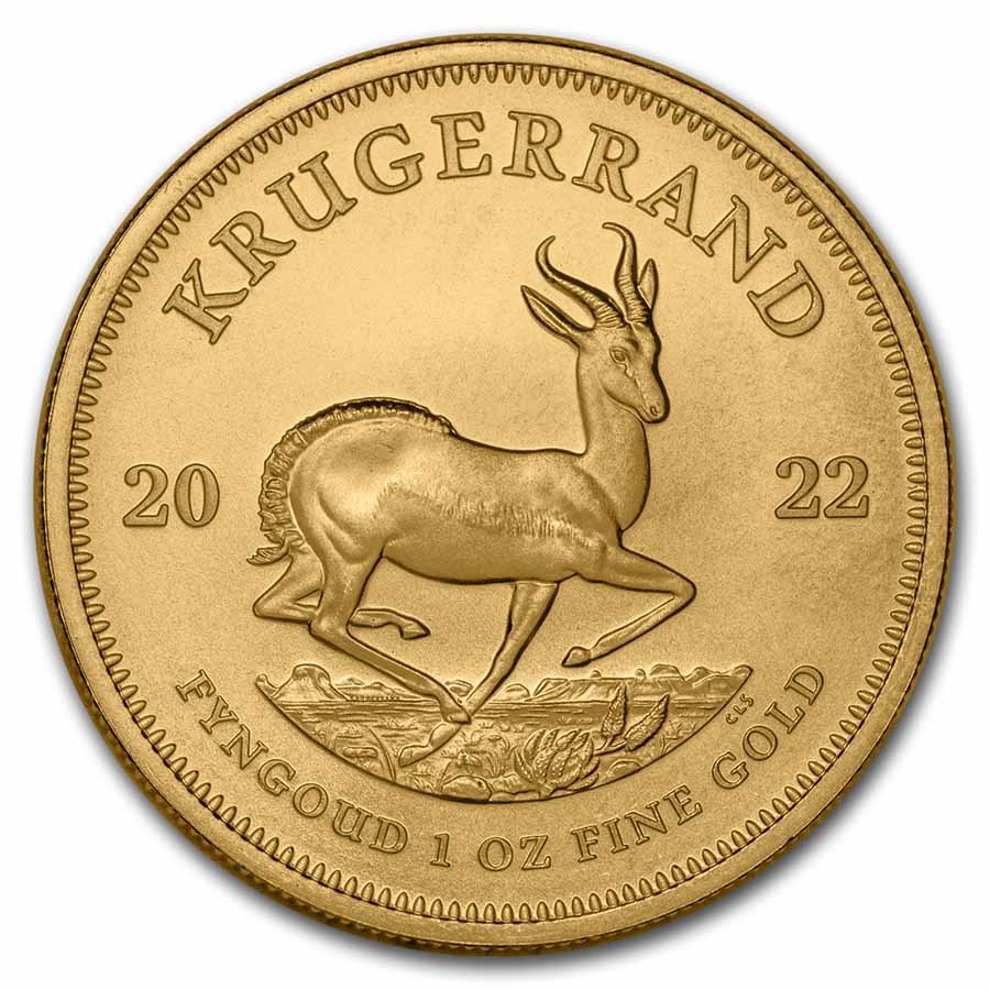 Reverse of 2022 South African Gold Krugerrand